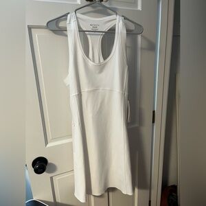 Athleta Levitate Dress, White, Size L
